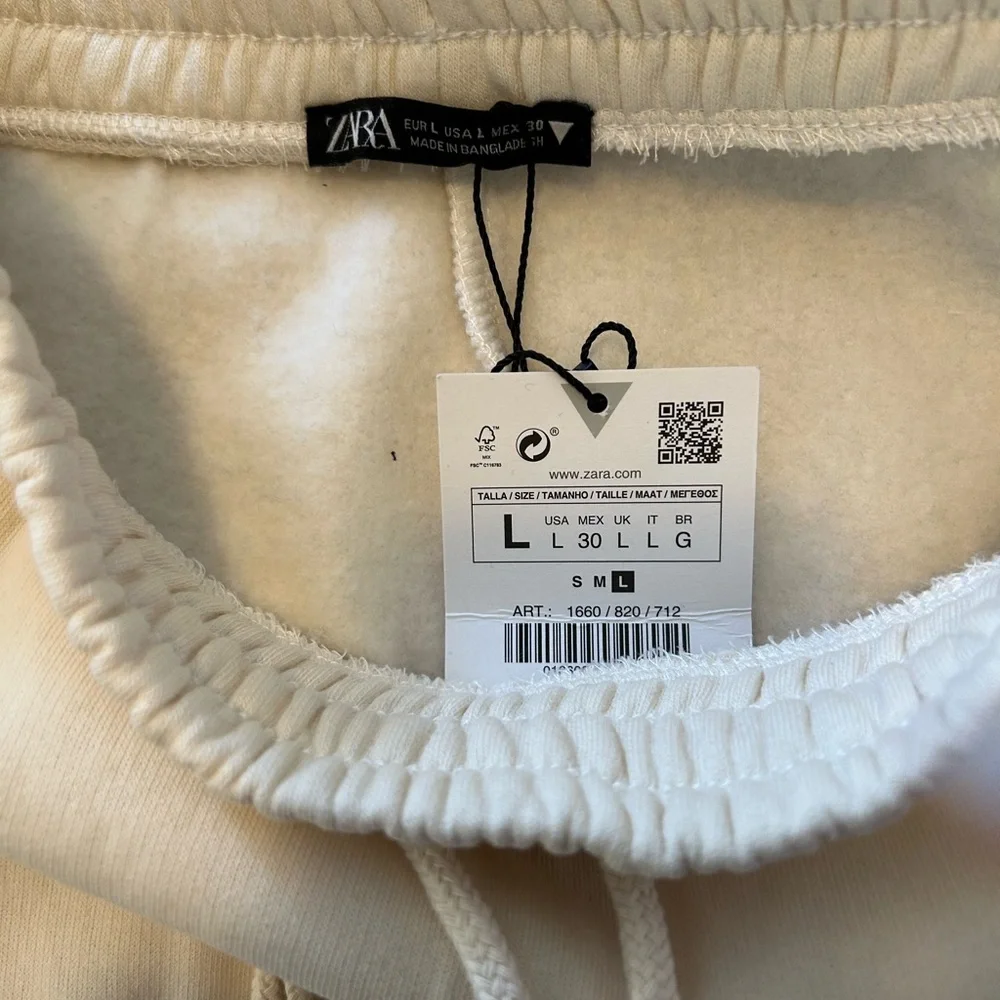 Zara Cream Midi Skirt - Picture 4 of 4